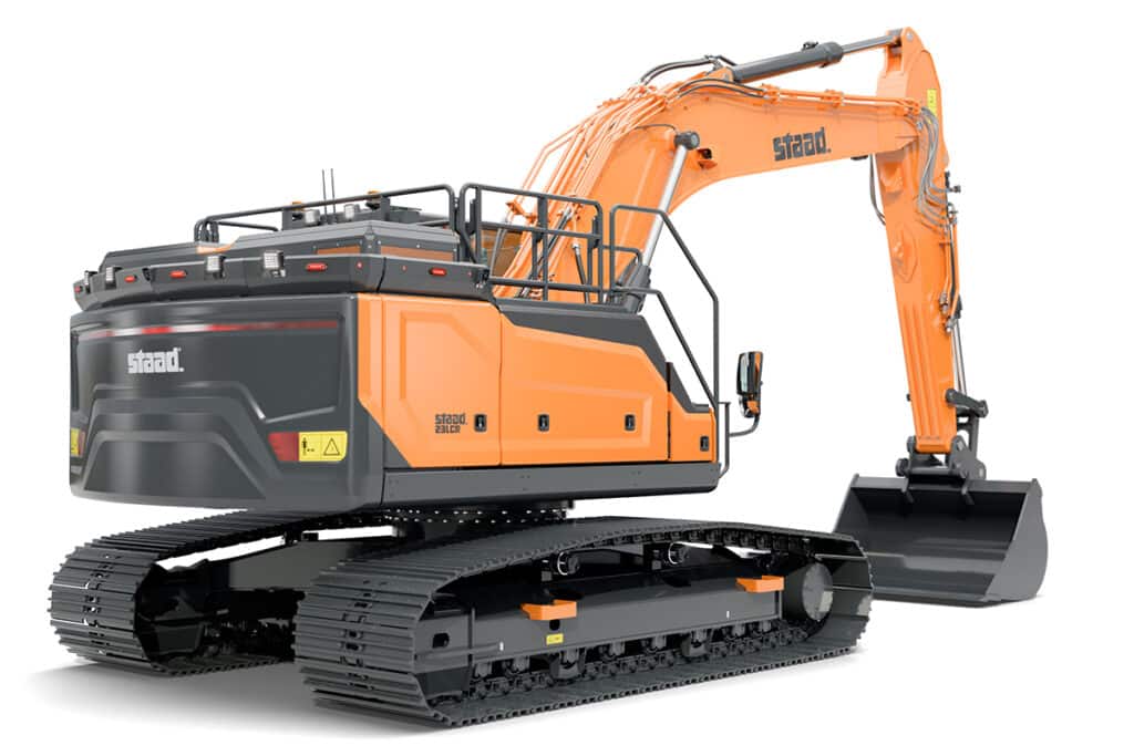 Staad introduceert volledig in Nederland ontwikkelde elektrische 23 tons rupsgraafmachine: de STAAD 23LCR 2