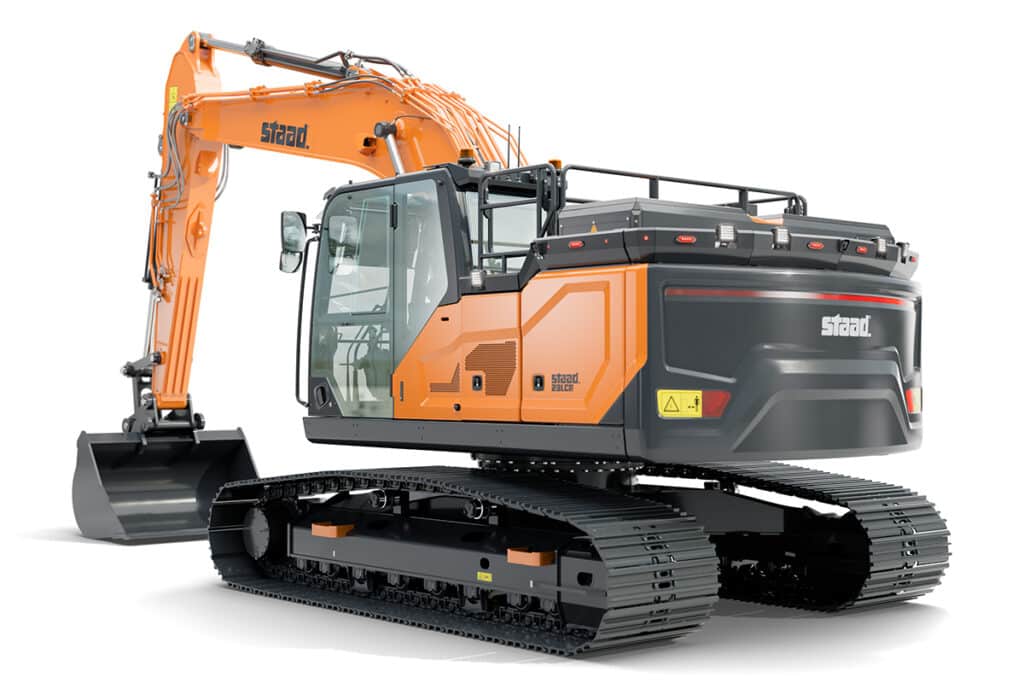 Staad introduceert volledig in Nederland ontwikkelde elektrische 23 tons rupsgraafmachine: de STAAD 23LCR 1