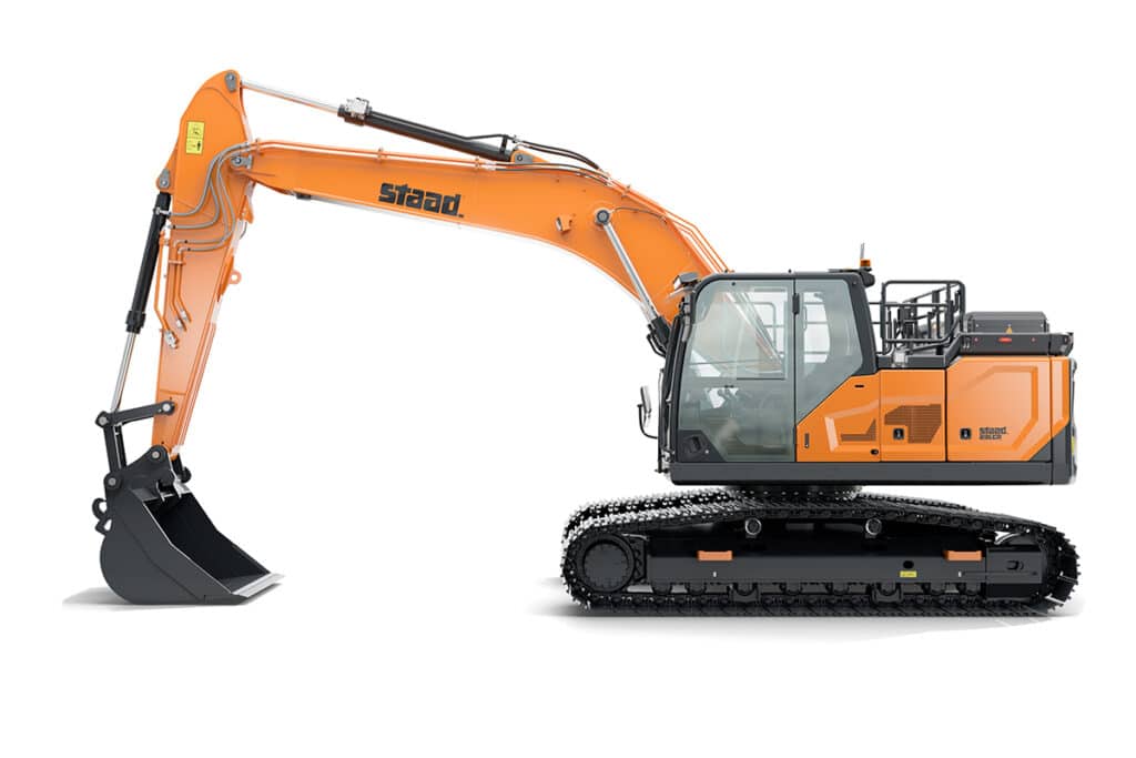 Staad introduceert volledig in Nederland ontwikkelde elektrische 23 tons rupsgraafmachine: de STAAD 23LCR 3