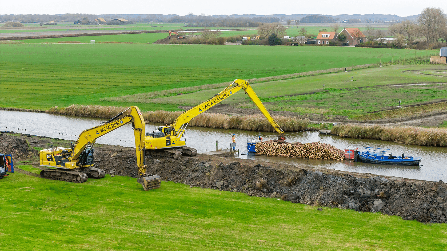 Van Aalsburg: pilot natuurvriendelijke oevers in Domburgse Watergang 2