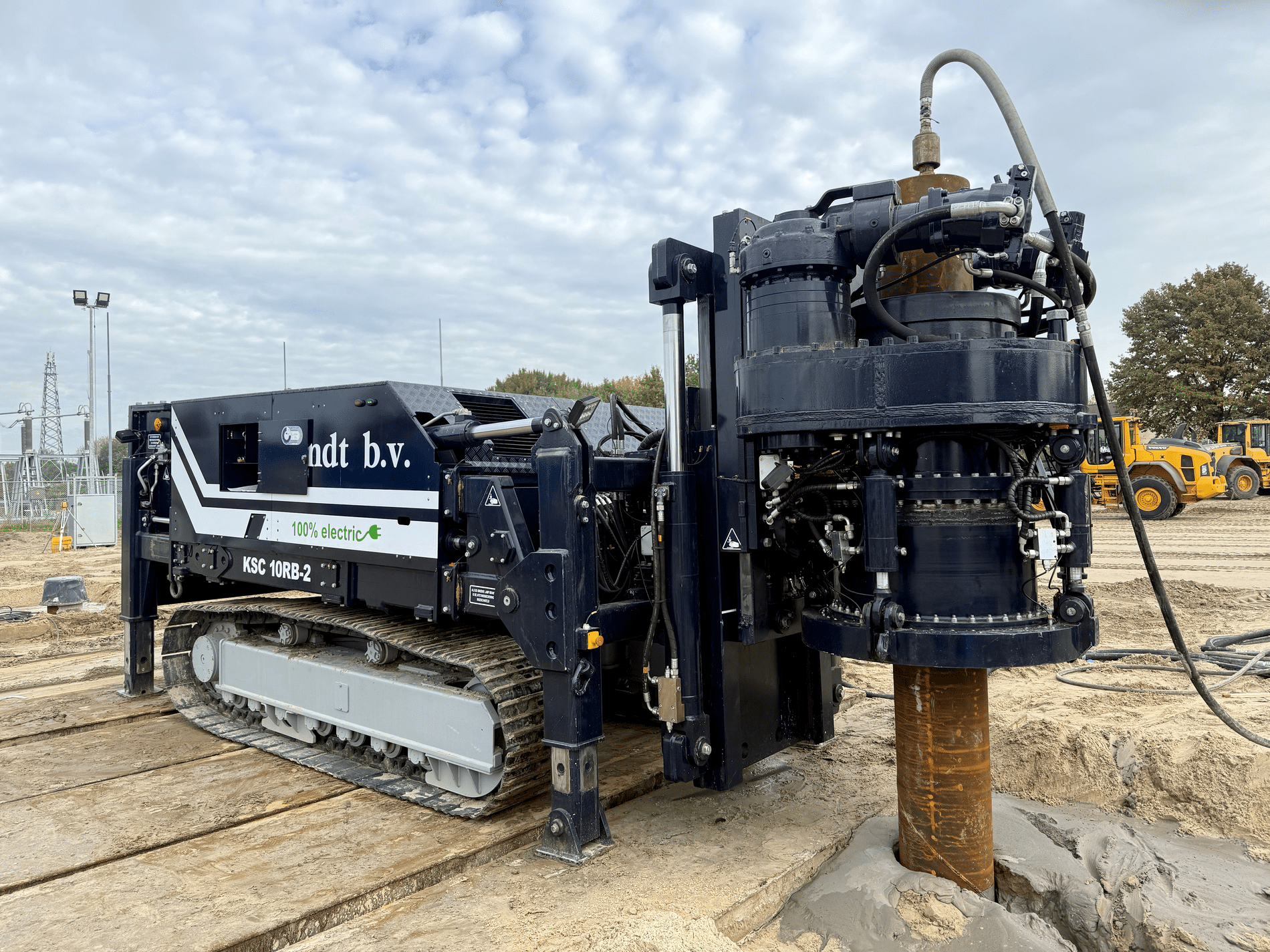 Funderingsspecialist Kandt beleeft primeur zelfontwikkelde emissieloze boormachine 1