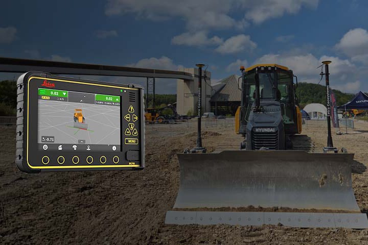 Hyundai Construction Equipment en Leica Geosystems breiden hun aanbod van 3D machinebesturing uit naar de serie HD130A-bulldozers 2