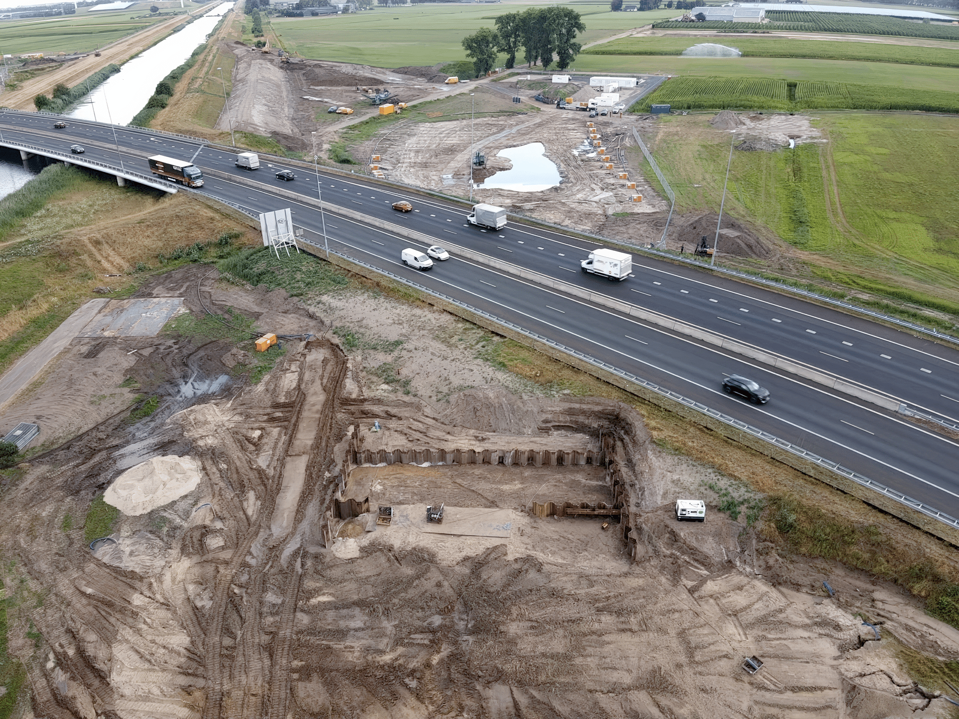 Integrale bemalingsaanpak bij bouw nieuwe onderdoorgang A59 2