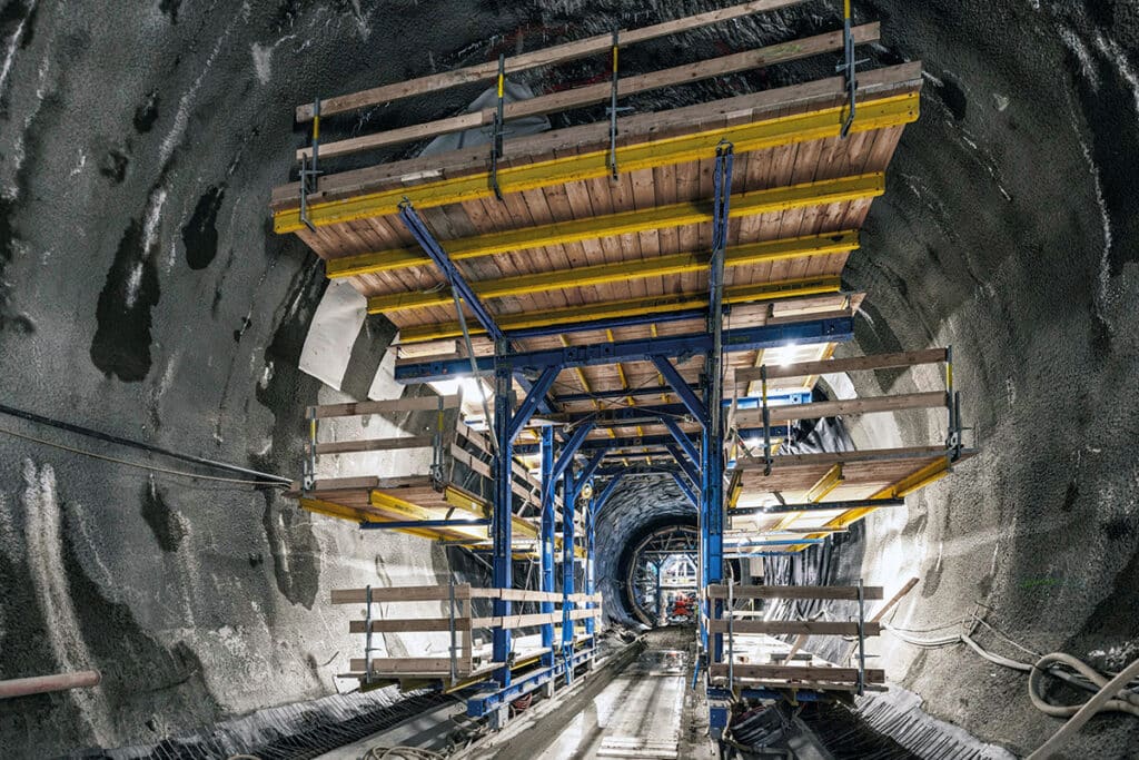 35 meter onder Wenen: Doka levert op maat gemaakte tunnelbekisting voor uitbreiding van het metronetwerk 3