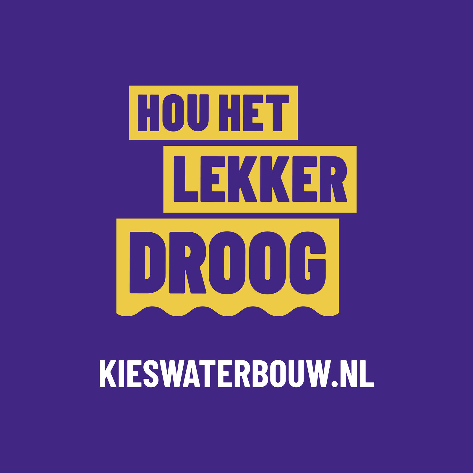 Succesvolle arbeidsmarktcampagne ‘Hou het lekker droog, Kies waterbouw!’ krijgt vervolg 2
